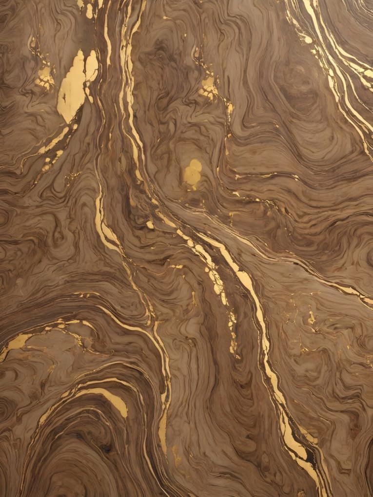 Brown Gold Marble Pattern Modern Abstract Washable Soft Livingroom Bedroom Area Rug 2x3 Unique Stylish Home Office Diningroom Indoor Floor Carpet Kitchen Nurery Dorm Bathroom Rug Runners