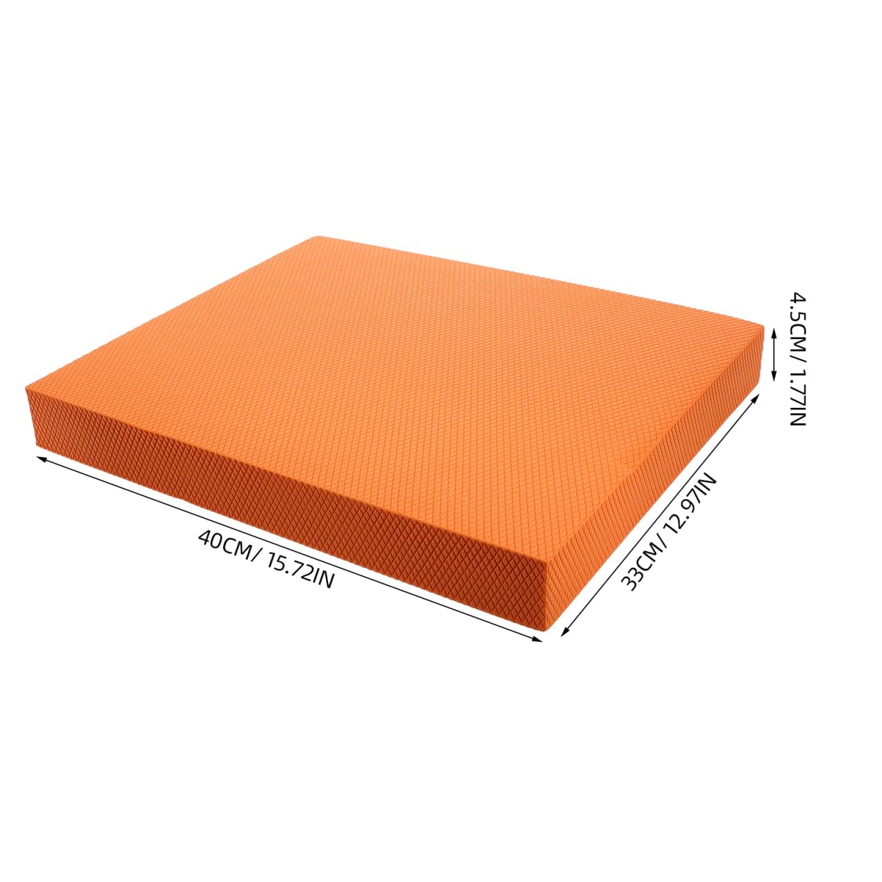 OHPHCALL Balance Pad Stability Trainer Pad TPE Exercise Mat for Core Training Yoga Rehabilitation Knee Support Anti Slip Base 15.74 X 12.99 X 1.77 in Portable for Home Gym Outdoor