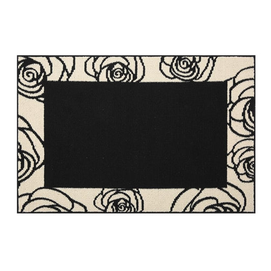 LIKETN Durable Front Door Mats Modern Floral Print Entry Rug for Home Doormats,Washable Non-Slip Low Profile Indoor Outdoor Rugs Absorbent Welcome Mat for Living Room,Balcony,Porch,Patio 20" x 32"