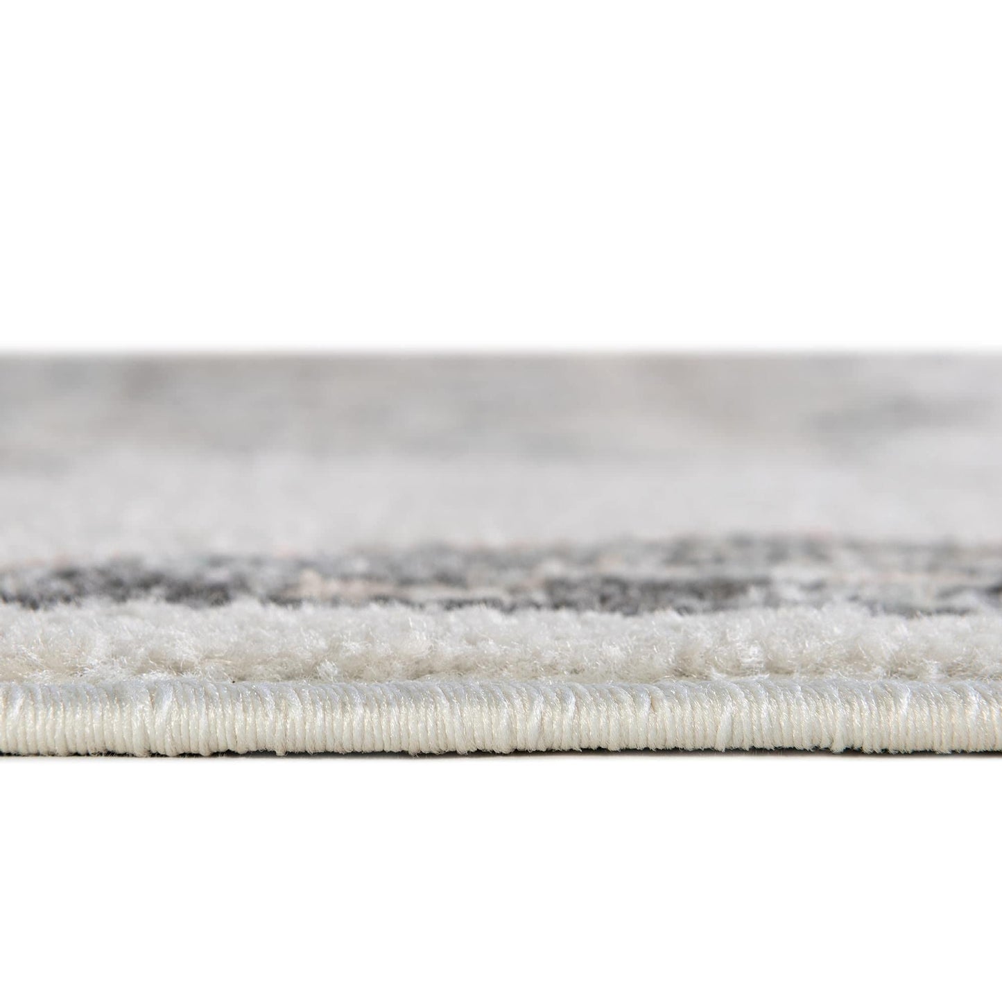Unique Loom Parker Collection Area Rug - Kokulu (5' x 8' Oval, Ivory/ Beige)