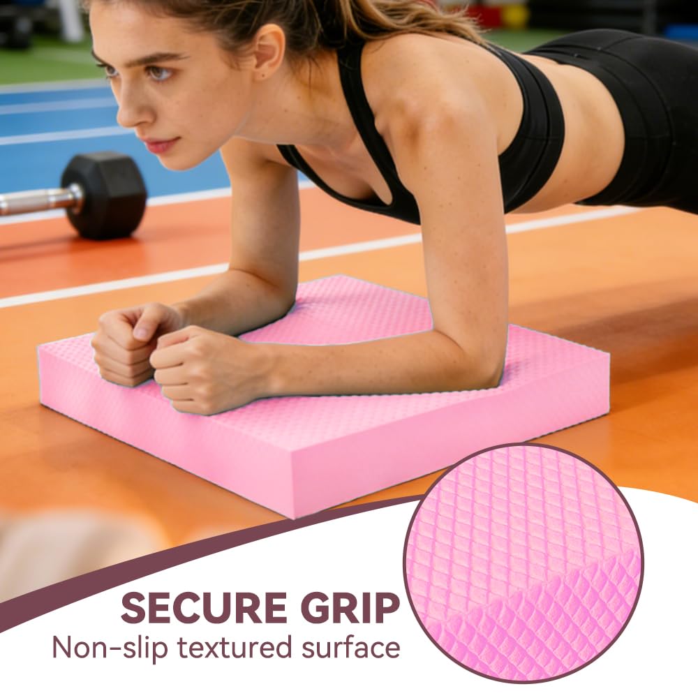 Pulgati Large Thick Balance Pad Non-Slip Stability Trainer Yoga & Pilates