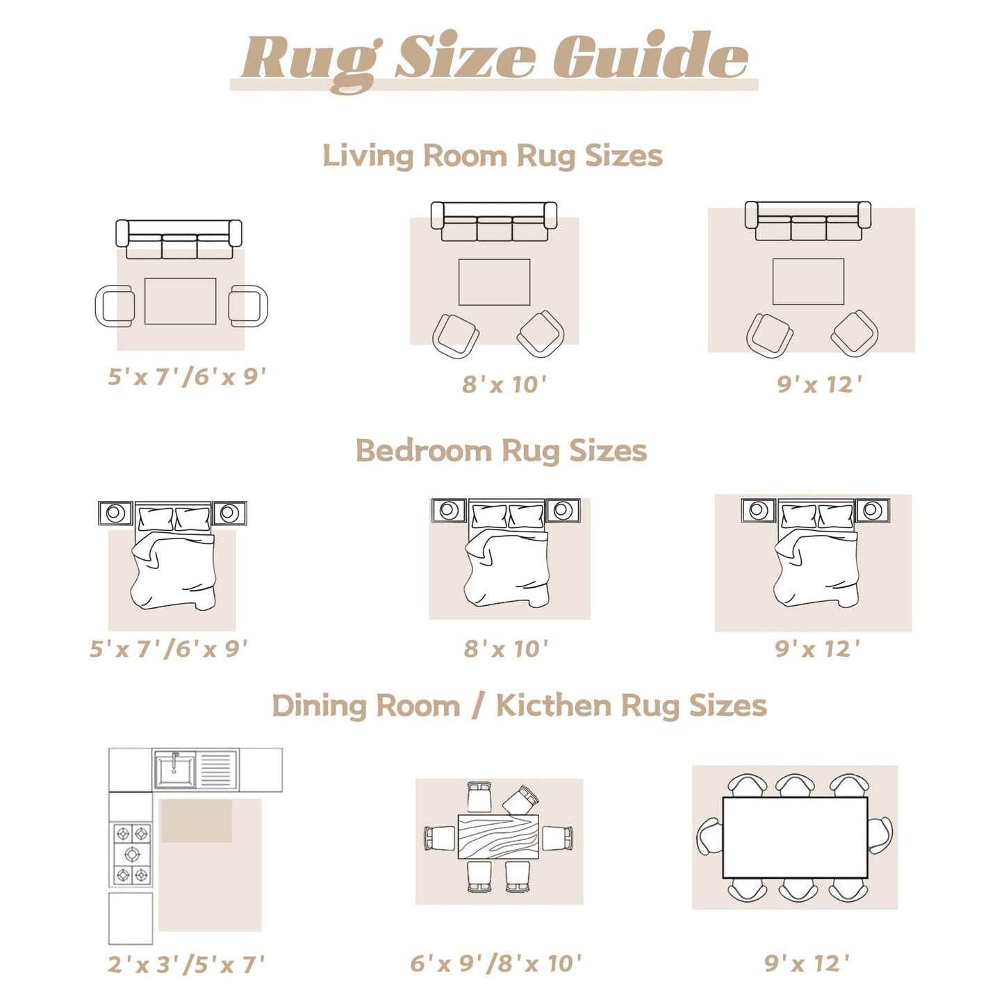 VECARF Area Rug 6x9 Washable Rug, Vintage Boho Medallion Rugs Non-Slip Soft Low Pile Large Distressed Rug Indoor Retro Carpet for Living Room Bedroom Dining Room Home Office (Beige, 6'x9')