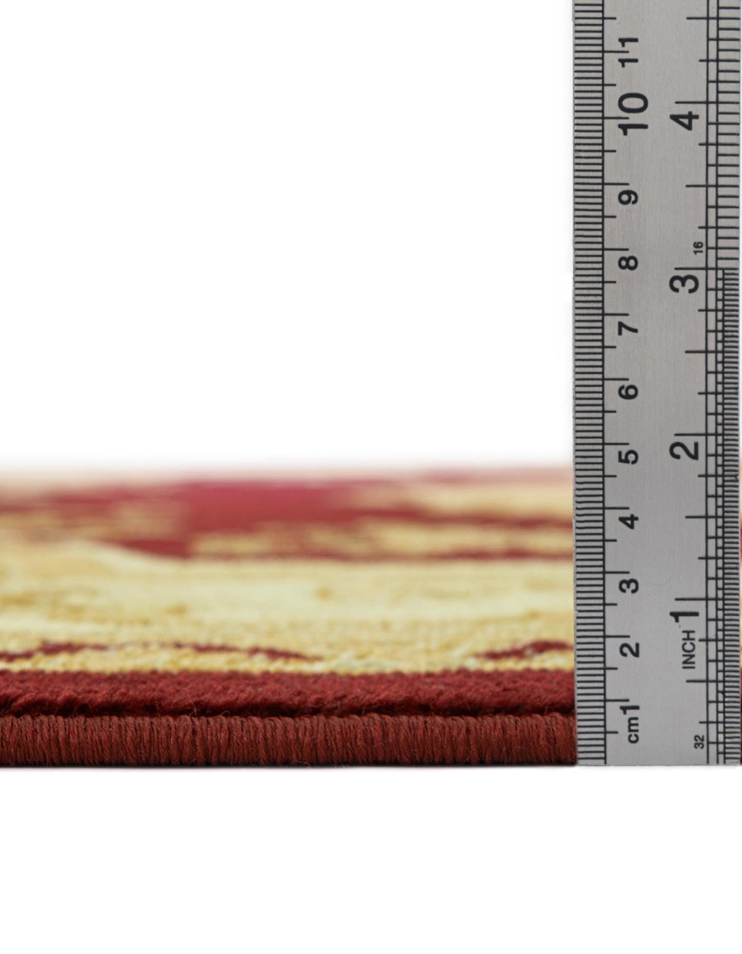 Rugs.com - Chateau Rug – 10' 6 x 16' 5 Red Traditional Area Rug – Perfect for Large Living Rooms, Dining Rooms, and Open Floorplans