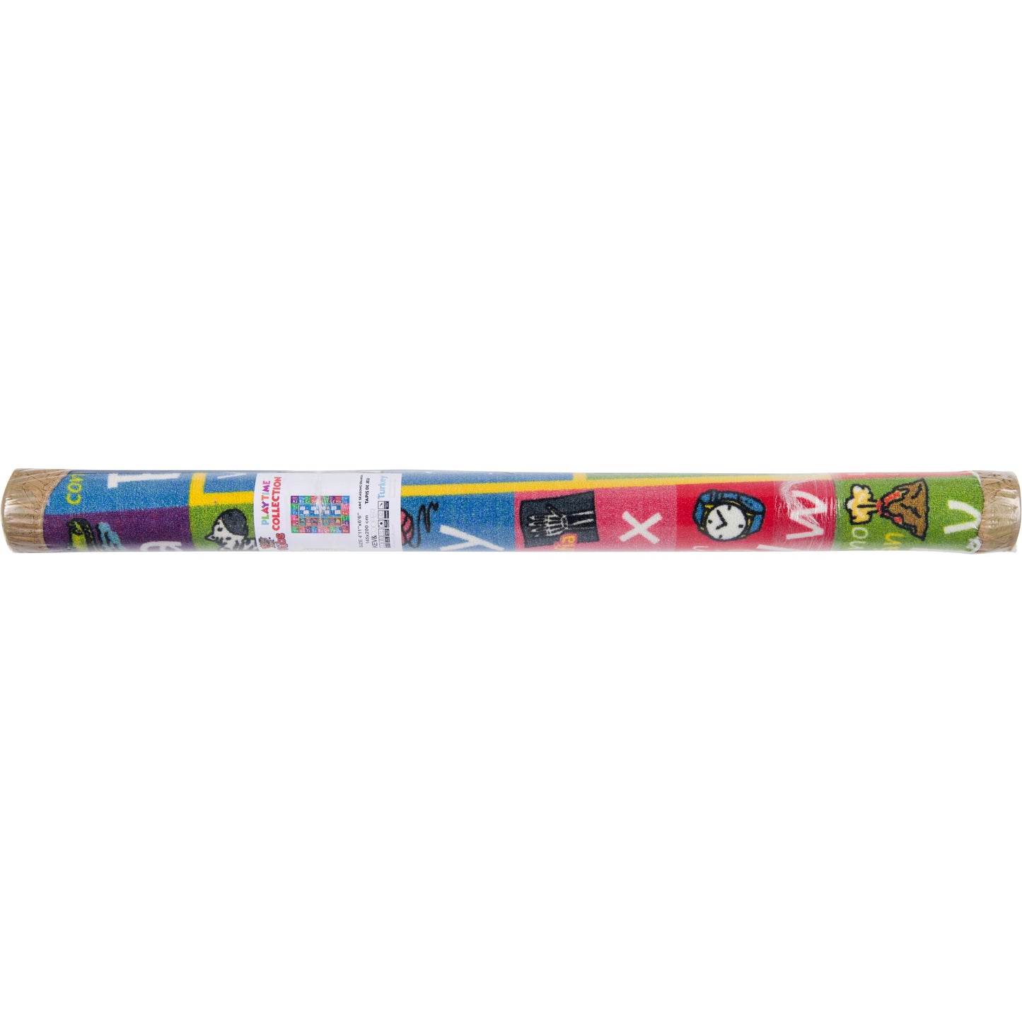 KC Cubs Bilingual Educational Kids Rug – English & Spanish ABC, Seasons & Days Mat – Language Learning Carpet Classroom & Playroom Baby-Toddler 8X10