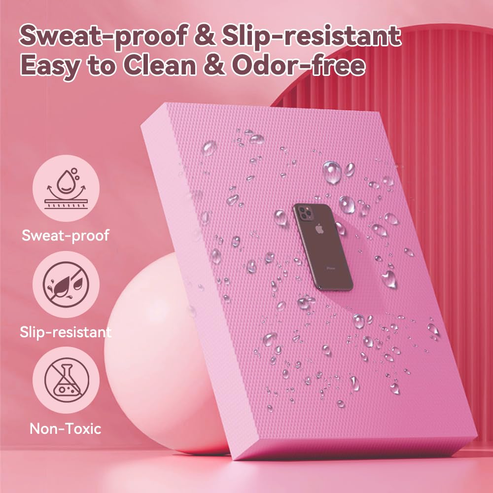 Pulgati Large Thick Balance Pad Non-Slip Stability Trainer Yoga & Pilates