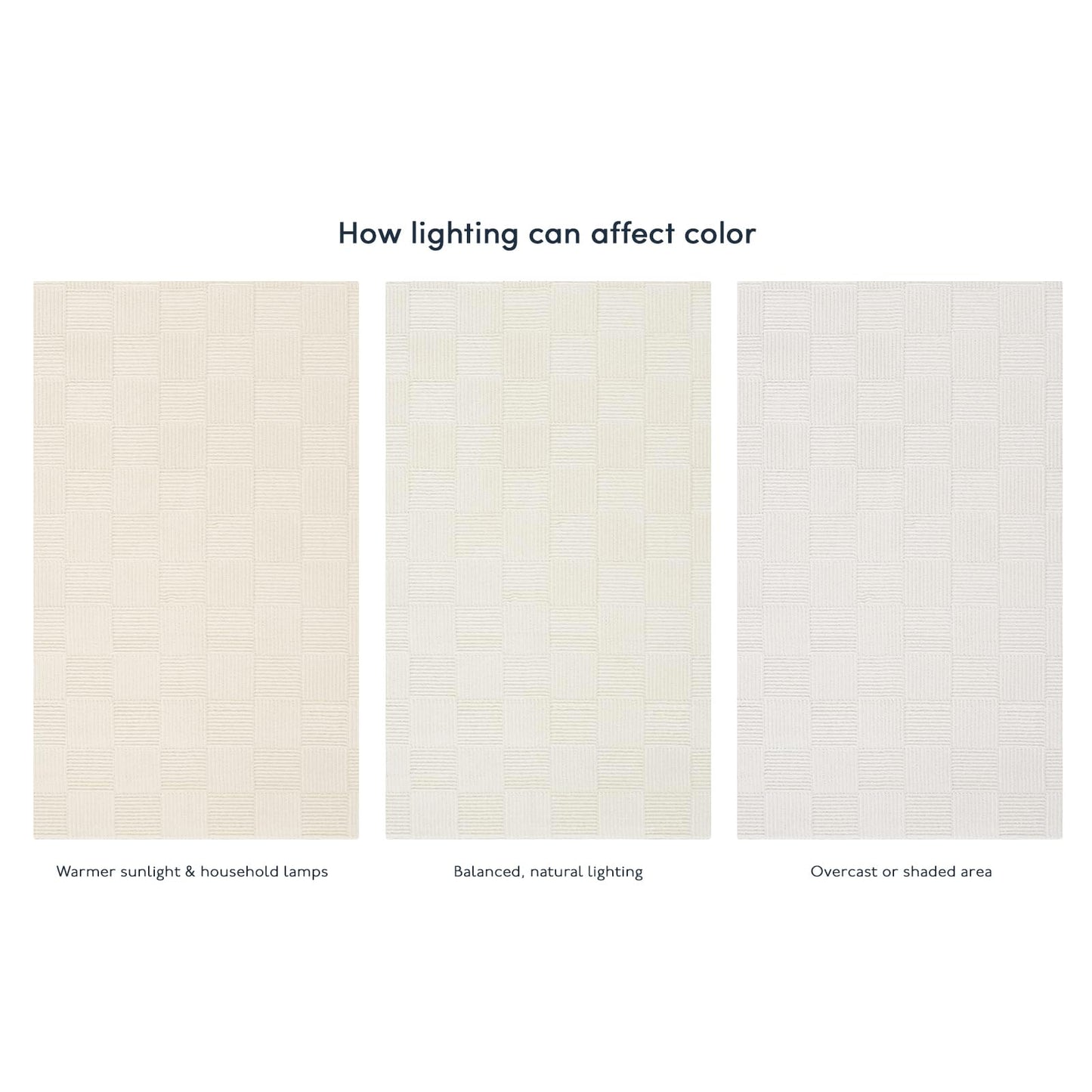 Revival Rugs Willow 2'x3' Area Rugs for Kitchen Bedroom - Washable, 100% Recycled, Oeko-TEX Certified, Medium Pile, Modern, Beige, Cream