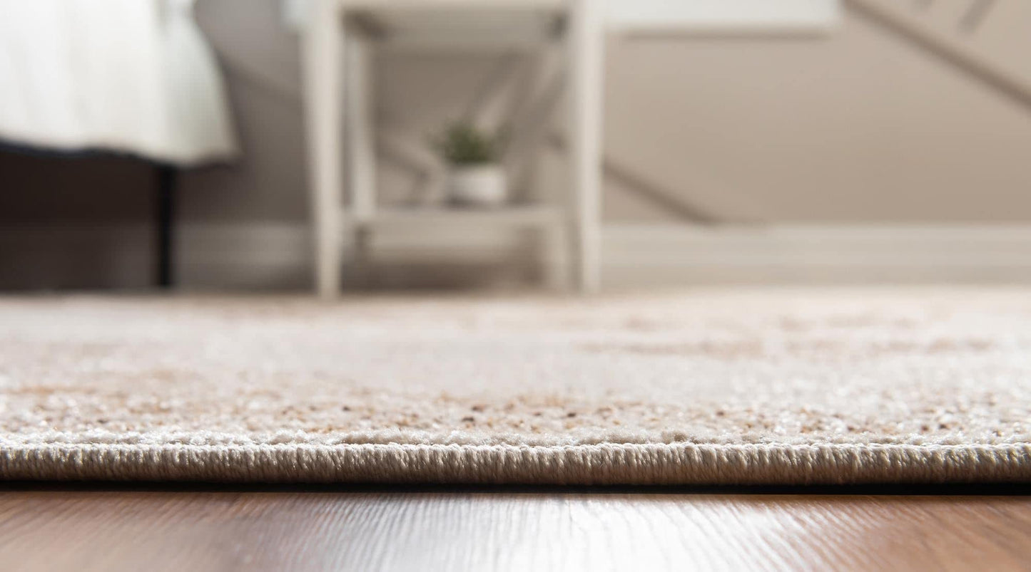 Unique Loom Utopia Collection Traditional Classic Vintage Inspired Area Rug with Warm Hues (5' 0 x 8' 0 Rectangular, Beige/Brown)