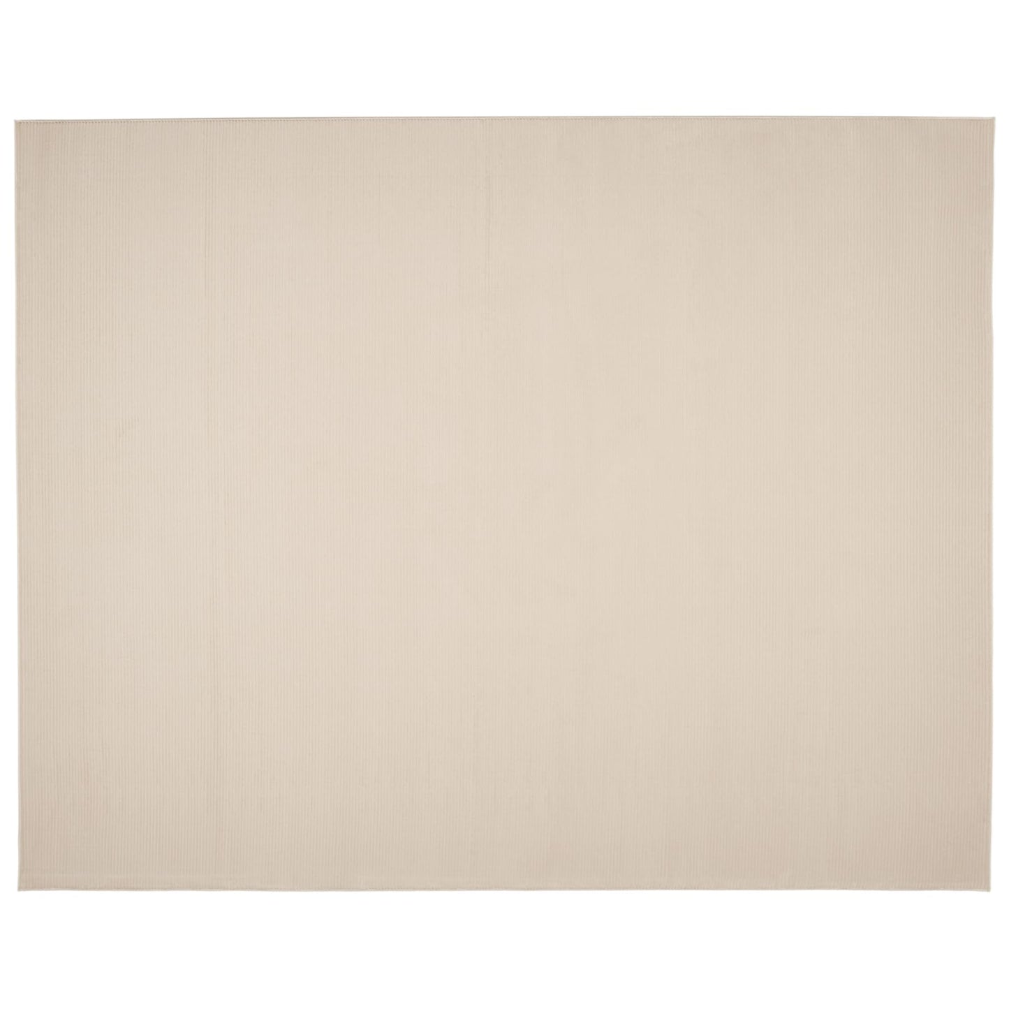 Revival Rugs Stripe 8'x10' Area Rugs for Living Room Bedroom Dining Room - Washable, 100% Recycled, Oeko-TEX Certified, Modern, Medium Pile, Beige, Cream
