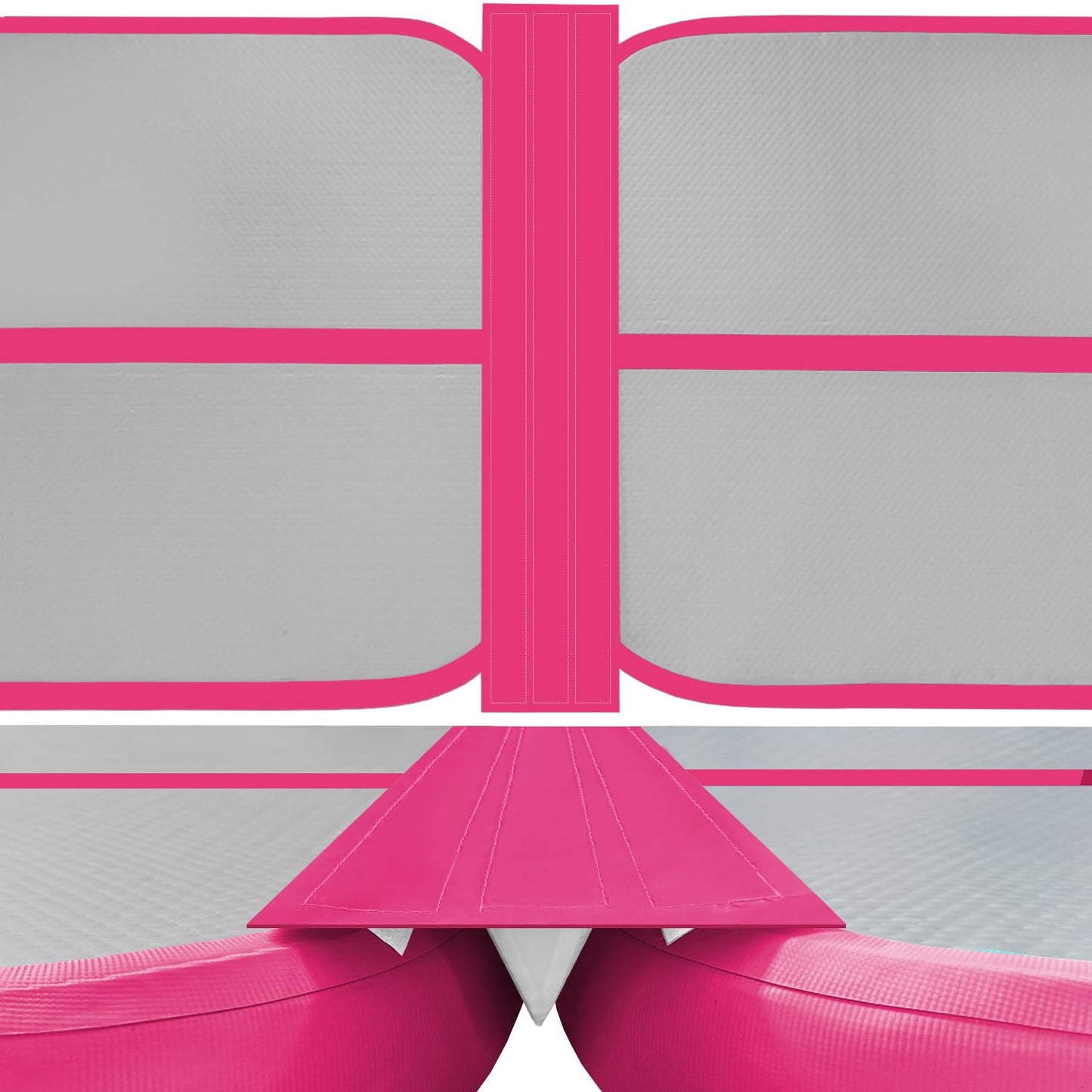 GLANT 3ft/6ft Air Mat Tumble Track Connector Tape for Inflatable Tumbling Gymnastic/Yoga/Camping White（NEW） (40) (Pink)