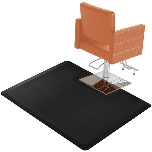Salon Barber Floor Mat Anti Fatigue for Hairstylist Standing 3' x 4', 1/2'' Thick Comfort Matt Square Base for Salon Styling Chair, Hair Cutting Hairdressing Beauty Equipment