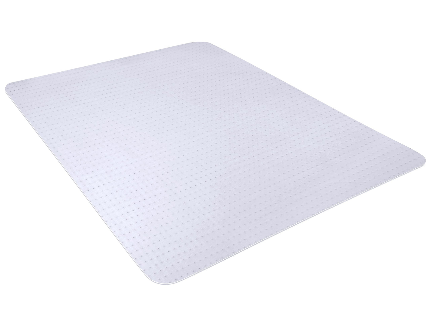 BesWin Office Chair Mat for Carpeted Floors, 60" X 48" Transparent Desk Chair Mat for Low Pile Carpets, Plastic Floor Mat for Office Chair on Carpet for Work, Home, Gaming, Easy Glide (Rectangle)