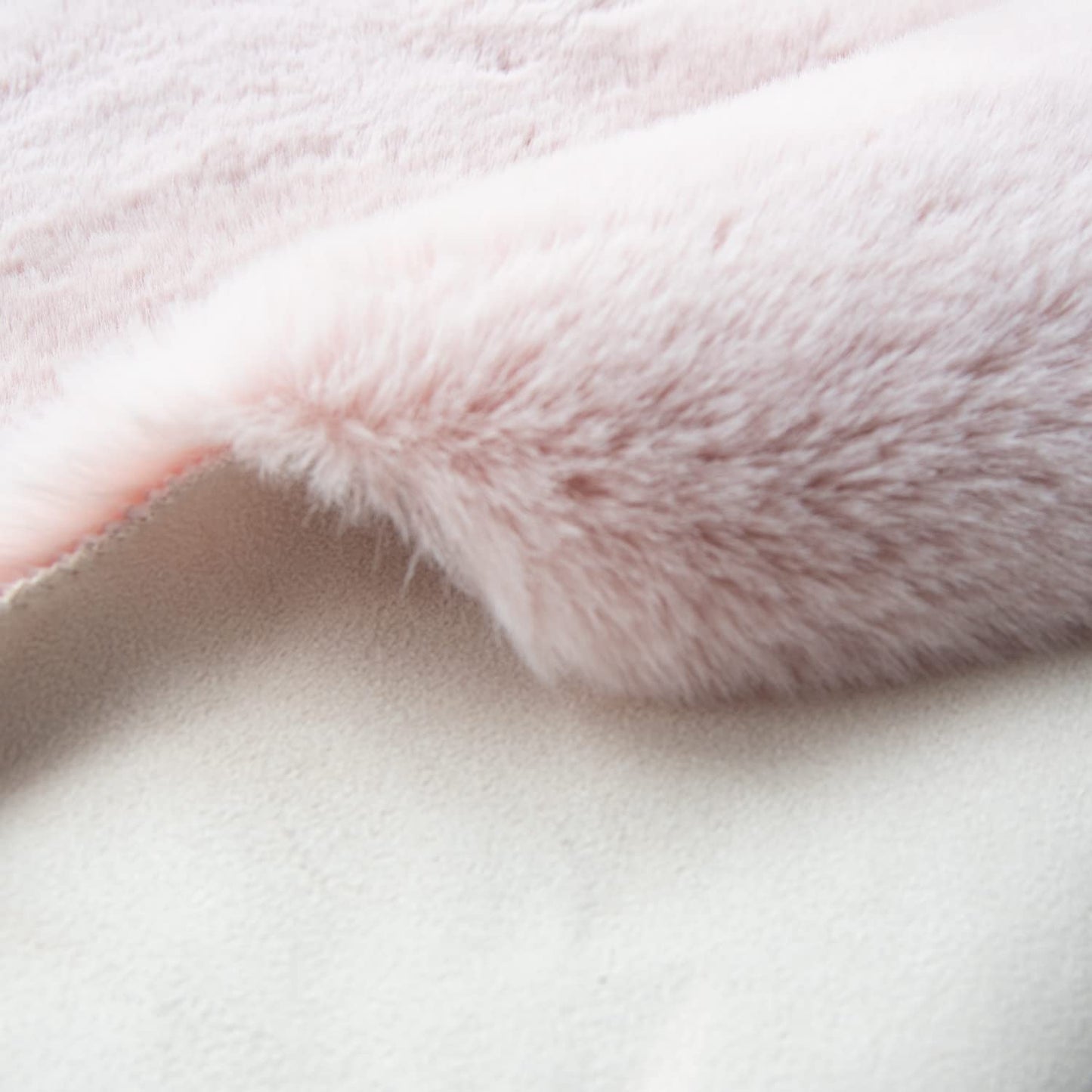 ORINOVA Shag Rug 6x9 Area Rugs for Living Room Pink Fuzzy Washable Faux Rabbit Furry Fur Rugs Bedroom Nursery Rug