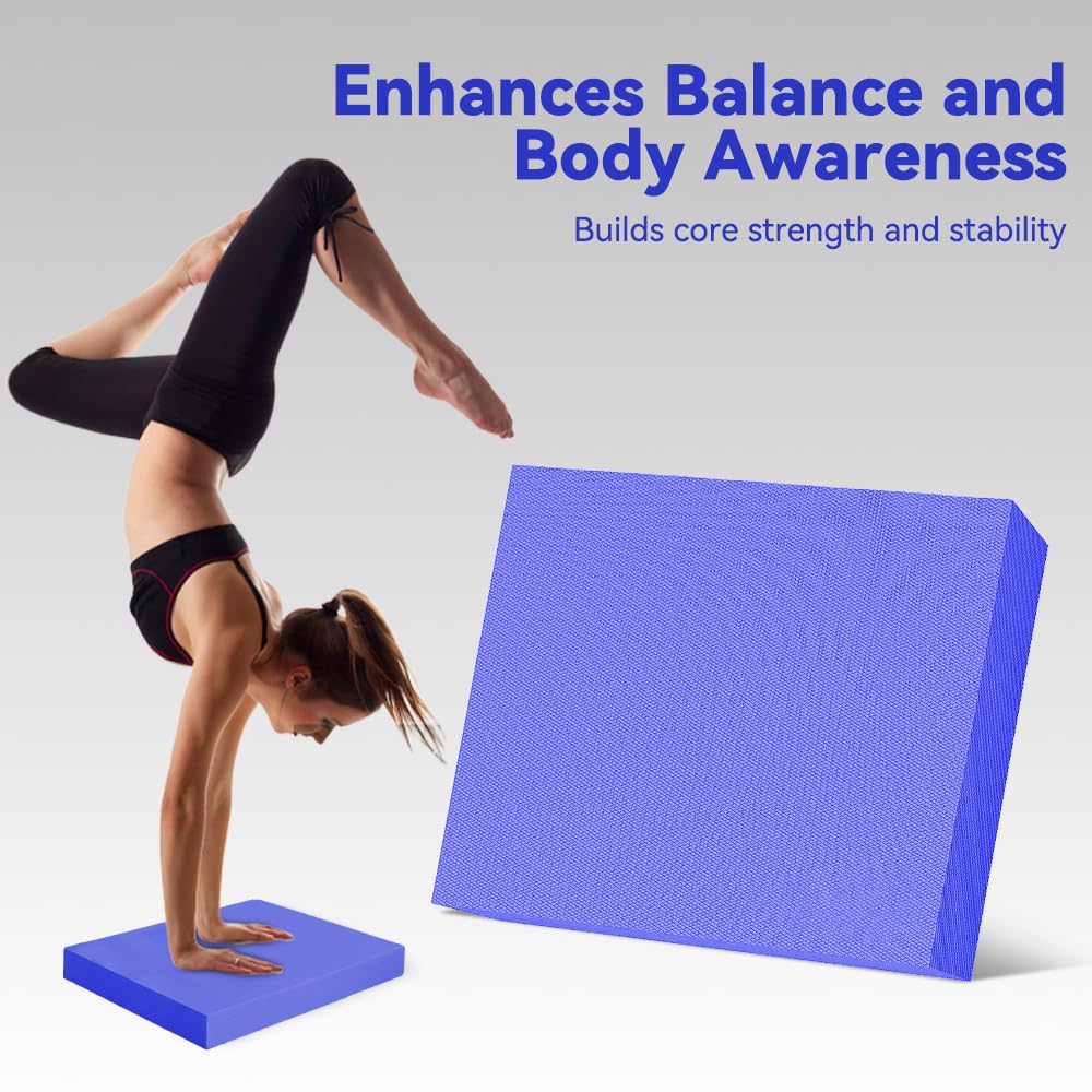 Pulgati Large Thick Balance Pad Non-Slip Stability Trainer Yoga & Pilates