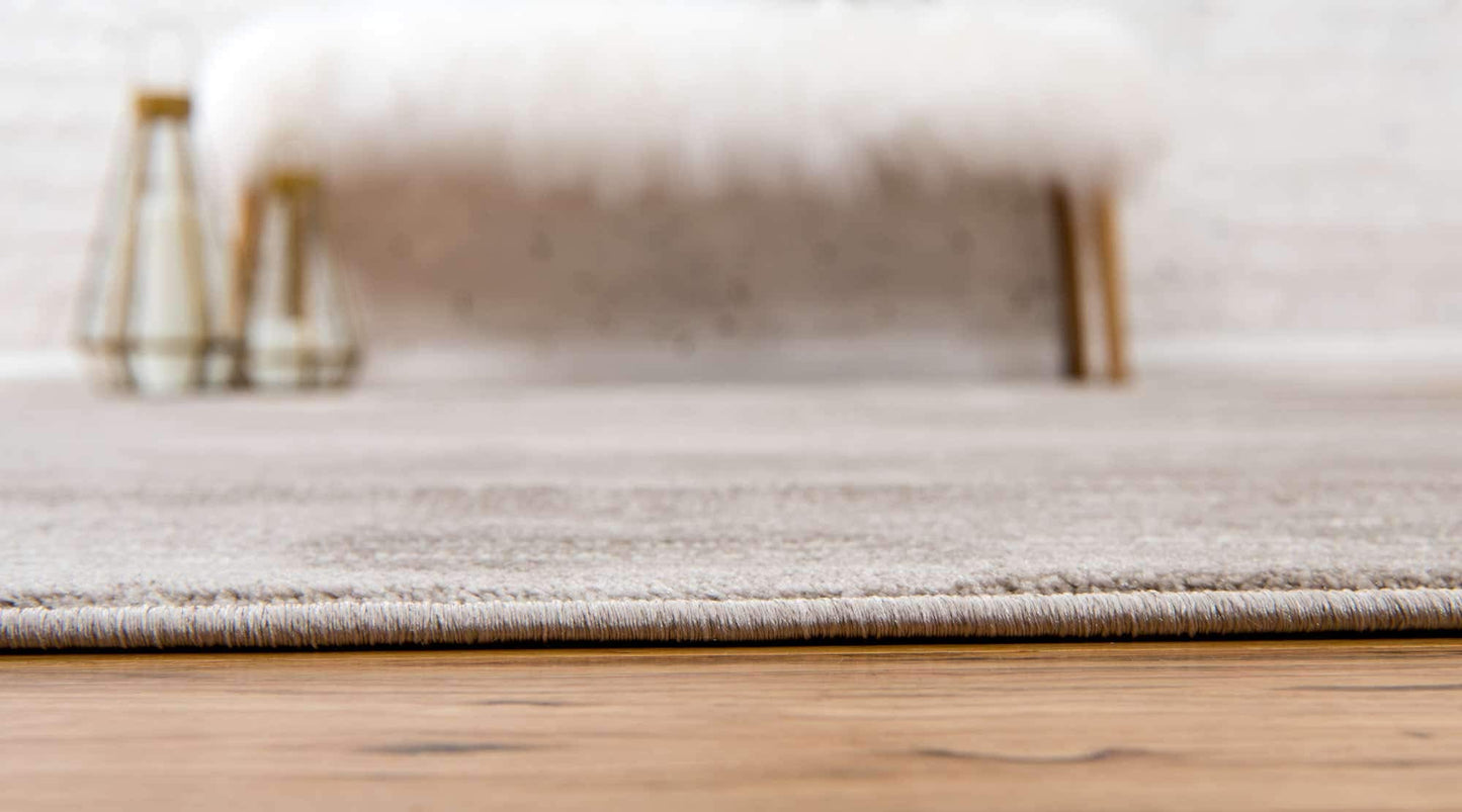 Unique Loom Uptown Collection Area Rug - Madison Avenue (5' 1" x 8' Rectangle, Brown/ Ivory)