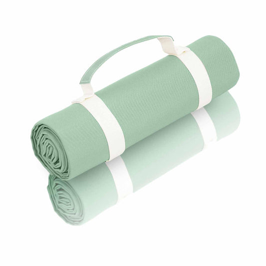 NOONOOJOOJOO Mist Picnic Blanket & Beach Mat – Canvas, Machine Washable, Large 4’9” × 6’3”