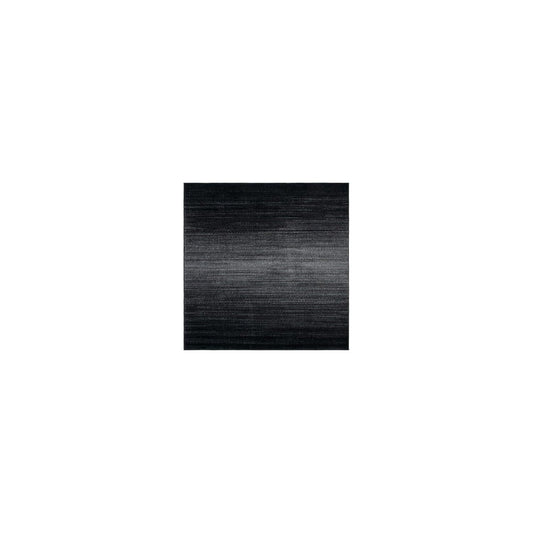 SAFAVIEH Adirondack Collection Area Rug - 4' Square, Black & Grey, Modern Design, Non-Shedding & Easy Care, Ideal for High Traffic Areas in Living Room, Bedroom (ADR183F)