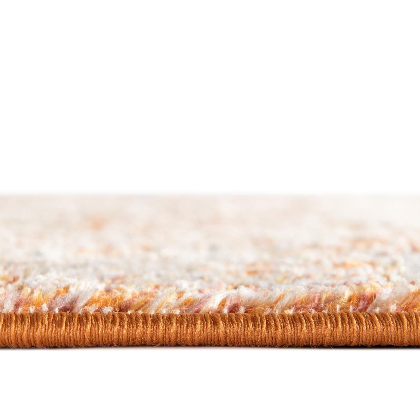Unique Loom Isabella Collection Area Rug - Adjani (10'x 14' 1" Rectangle, Rust Red/ Black)