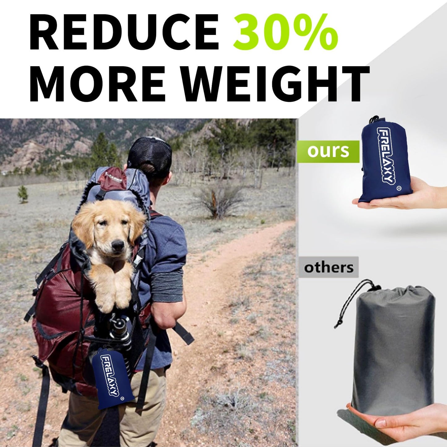 Frelaxy Tent Footprint, Waterproof Camping Tarp, Durable Tent Floor to Elevate Your Camping, Hiking, Backpacking, Hammock, Beach Experience