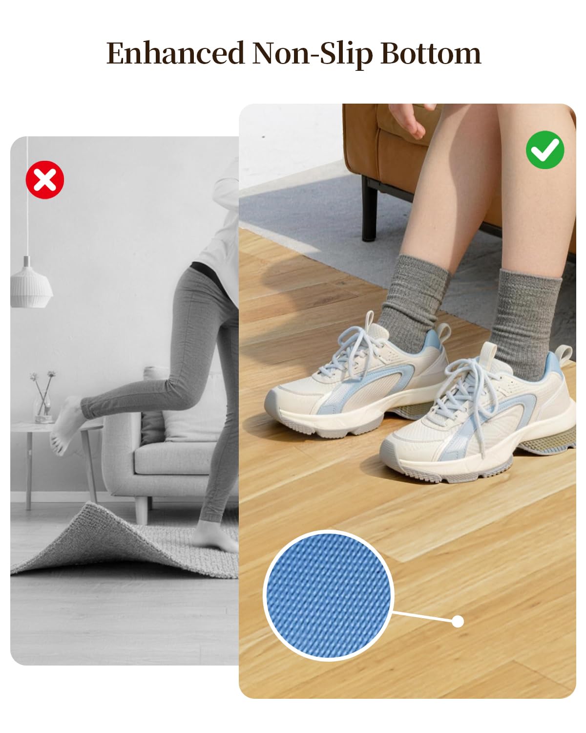 3'×5' Non Slip Vinyl Rug Waterproof 1.8mm Thick, Woodgrain Pattern Vinyl Floor Mat for Dining Table, Kitchen, High Traffic, Low Profile Area Plastic Floor Protector,Wear Resistant PVC Rug Cover Roll