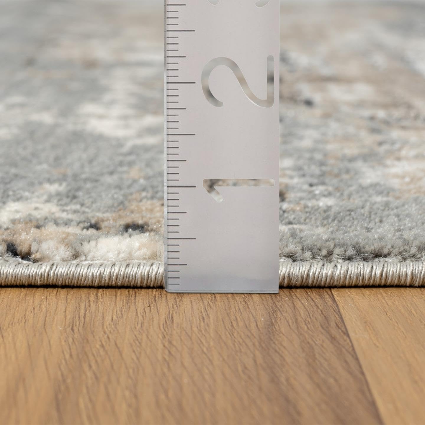 LUXE WEAVERS?Abstract Distressed Beige 8x10 Area Rug