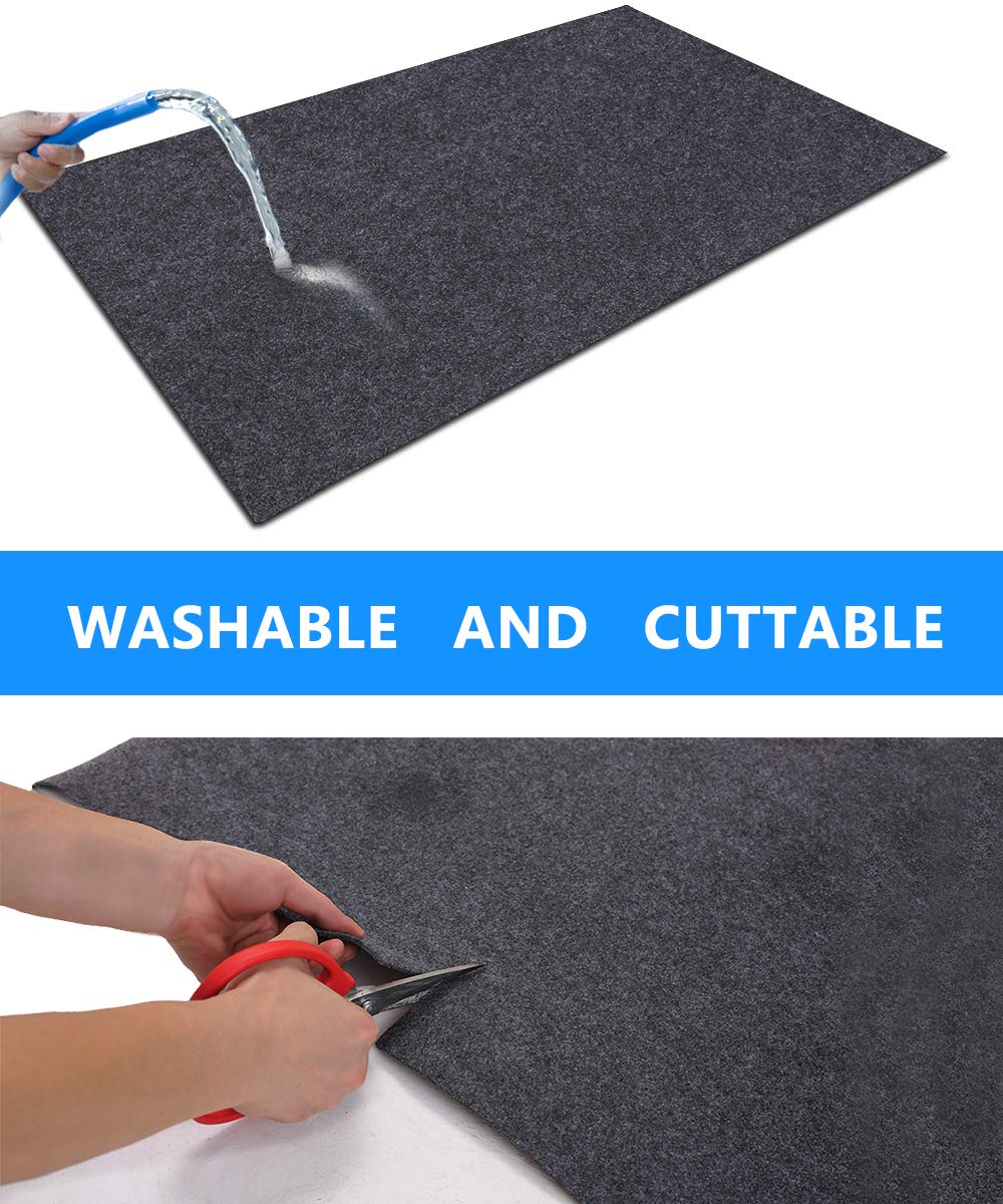 Foot Spa Mat,for Floor Surface/Absorbent mat Lightweight Washable Floor Mat，Under the Foot Spa Mat，Multifunctional Home Appliance，Back Non-Slip (36" x 36")