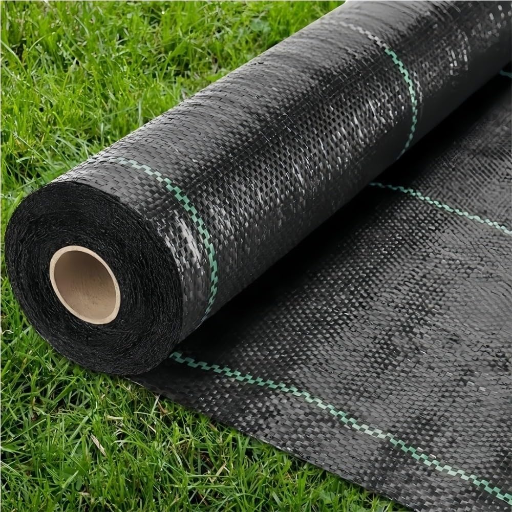 WAMVZYX Black Greenhouse Sunshade Fabric Floor Cloth, Garden Special Weed Control Cloth Outdoor Fabric 1pc(1x1m)
