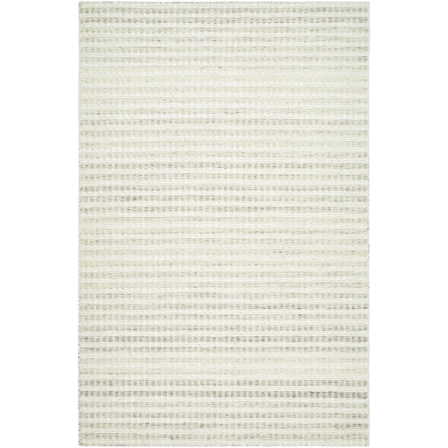 Livabliss Mardin Modern & Contemporary Hand Woven Area Rug, 3'6" x 5'6" (4' x 6'), Cream/Light Sage