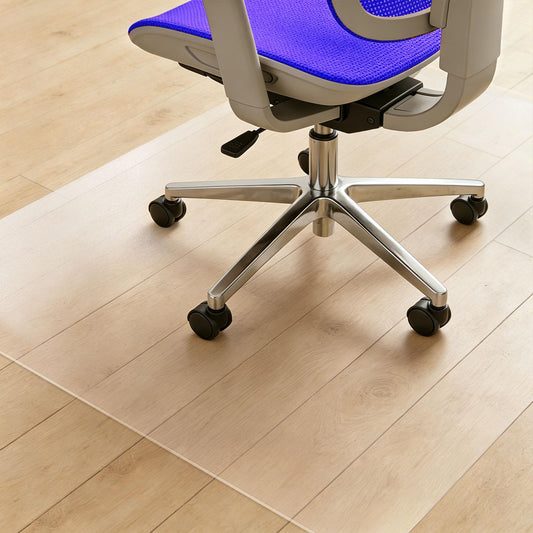 Plastic Chair Mat for Hard Floors, Heavy Duty Anti-Slip Clear Mats Wood/Tile Protector for Rolling Chair, Home & Office Use (36" x 48" Rectangle)
