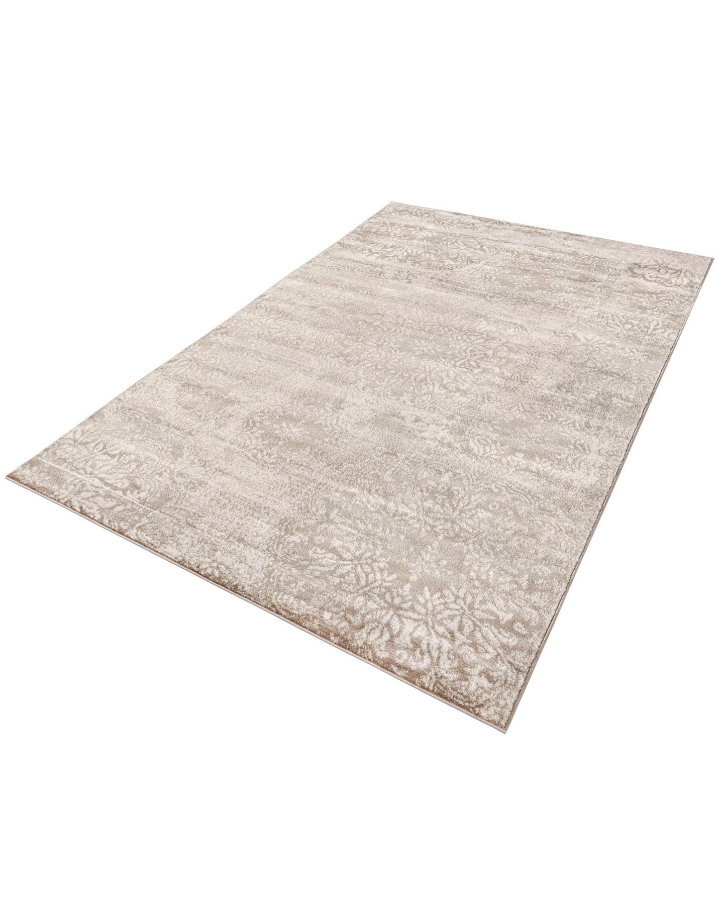 Rugs.com Monte Carlo Collection Rug – 5' x 8' Beige Medium Rug Perfect for Living Rooms, Large Dining Rooms, Open Floorplans