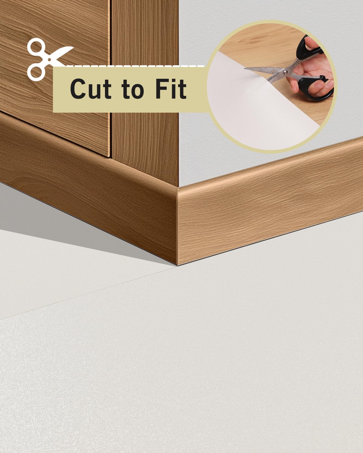 FURKIT Soft Vinyl Floor Mat for Bedroom, 4'×6' Beige Waterproof Plastic Area Rug for Kitchen, Non-Slip Multi-Pupose Floor Cover Protector for Painting, Pet Accident, Splat Mat for Baby Spill