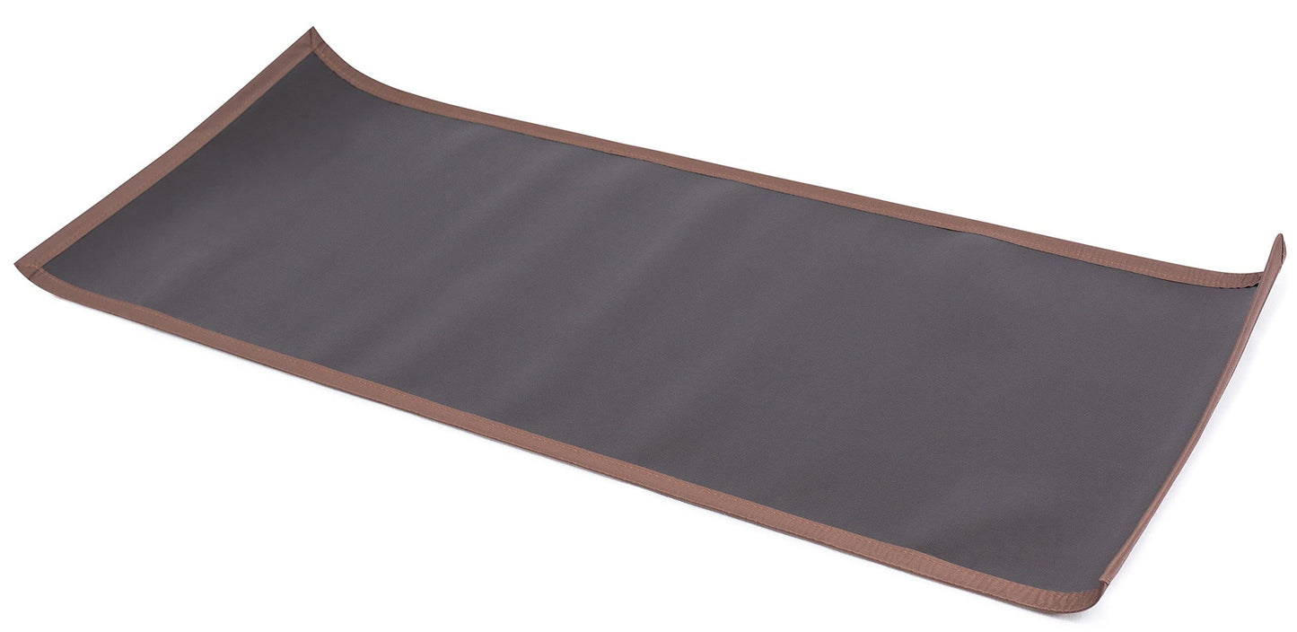 BIRDROCK HOME Indoor/Outdoor Floor Runner Rug - Non-Slip Rubber Backing for Kitchen, Hallway, Living Room, Porch, Bathroom, Office - 24 x 60 Inches - Brown Rug Runner for Entryway and Dining Room