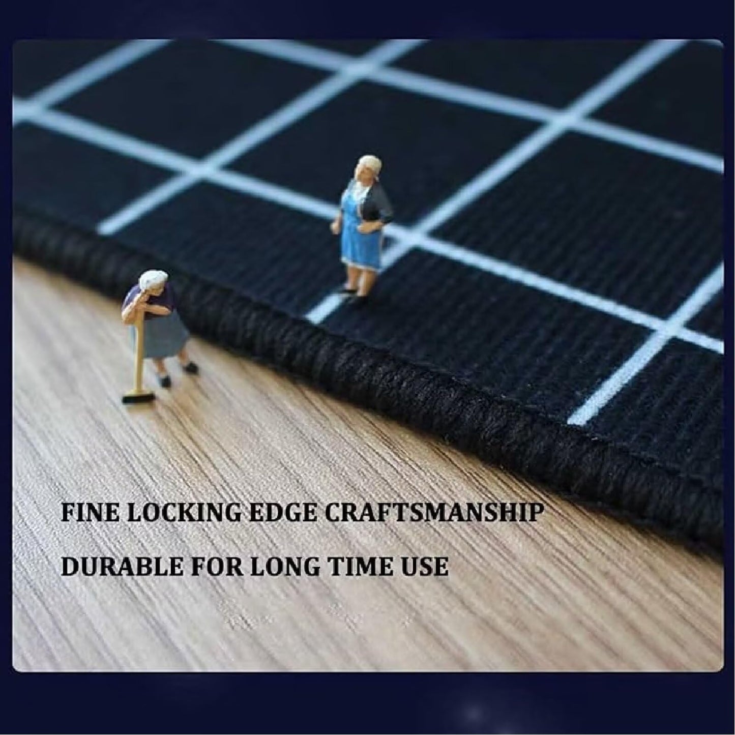 Outdoor Rug Patio Rug, Crystal Velvet Fabric Outside Carpet Thickened Wear-Resistant and Washable Picnic Rug Mat 160x230cm