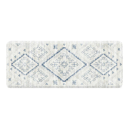 House of Noa Nama Standing Mat – Anti-Fatigue Kitchen Mats for Floor, Cushioned & Non-Slip Comfort Mat for Standing, Thick Foam Anti-Fatigue Mat for Kitchen & Workspaces, Ula Windmill 22" x 54"