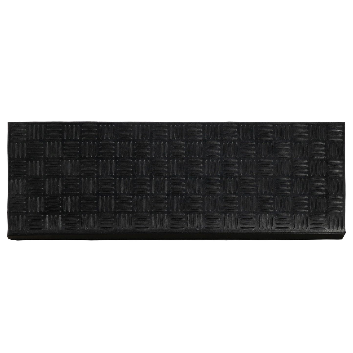 Ottomanson Bullnose Stair Treads Outdoor – Ribbed Heavy-Duty Non-Slip Stair Mats – Best Grip on Concrete, Brick & Textured Step – Fastening Required for Wooden & RV Steps, Pack of 5