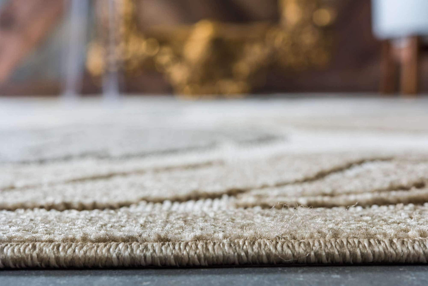 Unique Loom Outdoor Botanical Collection Area Rug - Augusta (5' 1" x 8' Rectangle, Beige/ Ivory)