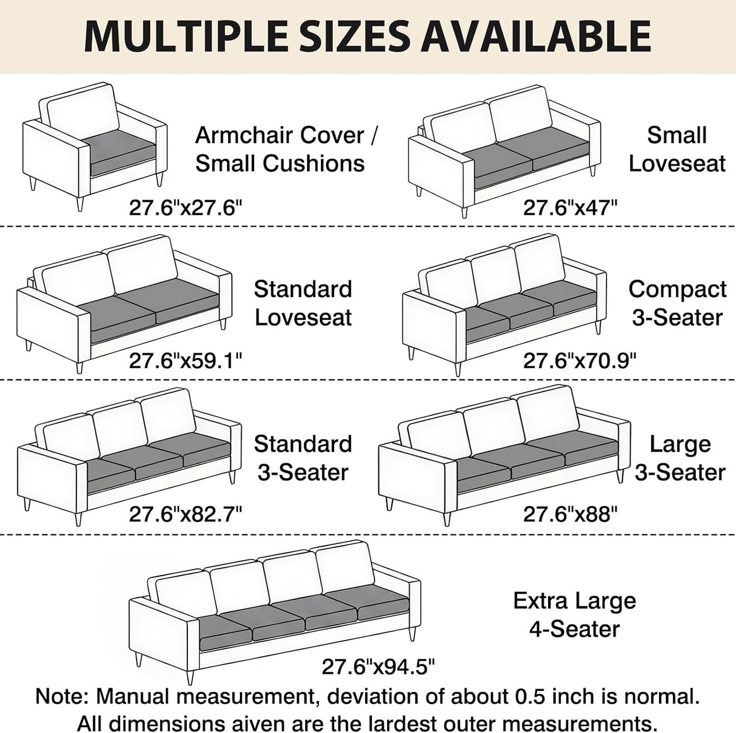 Fixwal Pet and Family Friendly Couch Covers, Washable Non-Slip Dog Mat with Waterproof Backing, Soft Plush Protector for Sofa, Car Seat, Bedside, Playpen, Camping (White, 27.6" x 59.1")