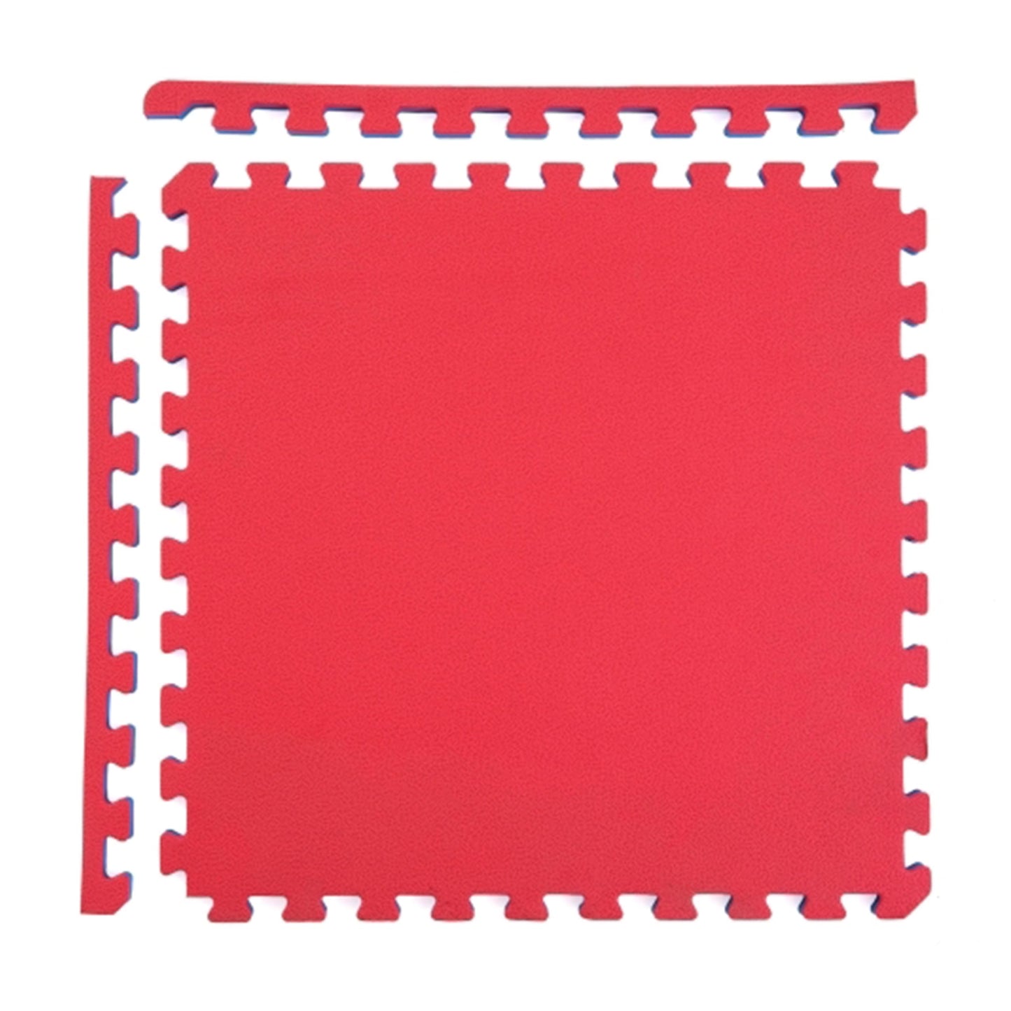 FlooringInc's 1" Thick Foam Tiles, 3'x3' Interlocking Tiles, Ideal Yoga Mat, Gymnastics, Workout Mat for MMA and Jiu Jitsu Training, Reversible Red/Blue, 12 Pack (108 Sq/Ft)