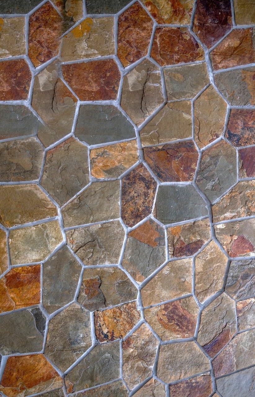 Rustic Distressed Grey Brown Rock Stones Texture 2x3 Outdoor Area Rug for Garden Backyard Balcony Patio Camping Deck Pool Floor Mats Non Slip Washable Waterproof Thin Indoor Outside Carpets