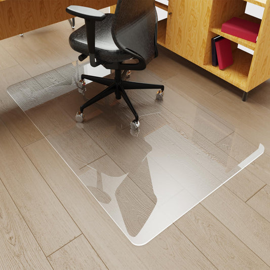 MAXTBEE Office Chair Mat for Hardwood Floor, 29”x47”x1/5” Thick Crystal Clear Chair Mat Heavy Duty Desk Floor Protector for Carpet and Hard Floor