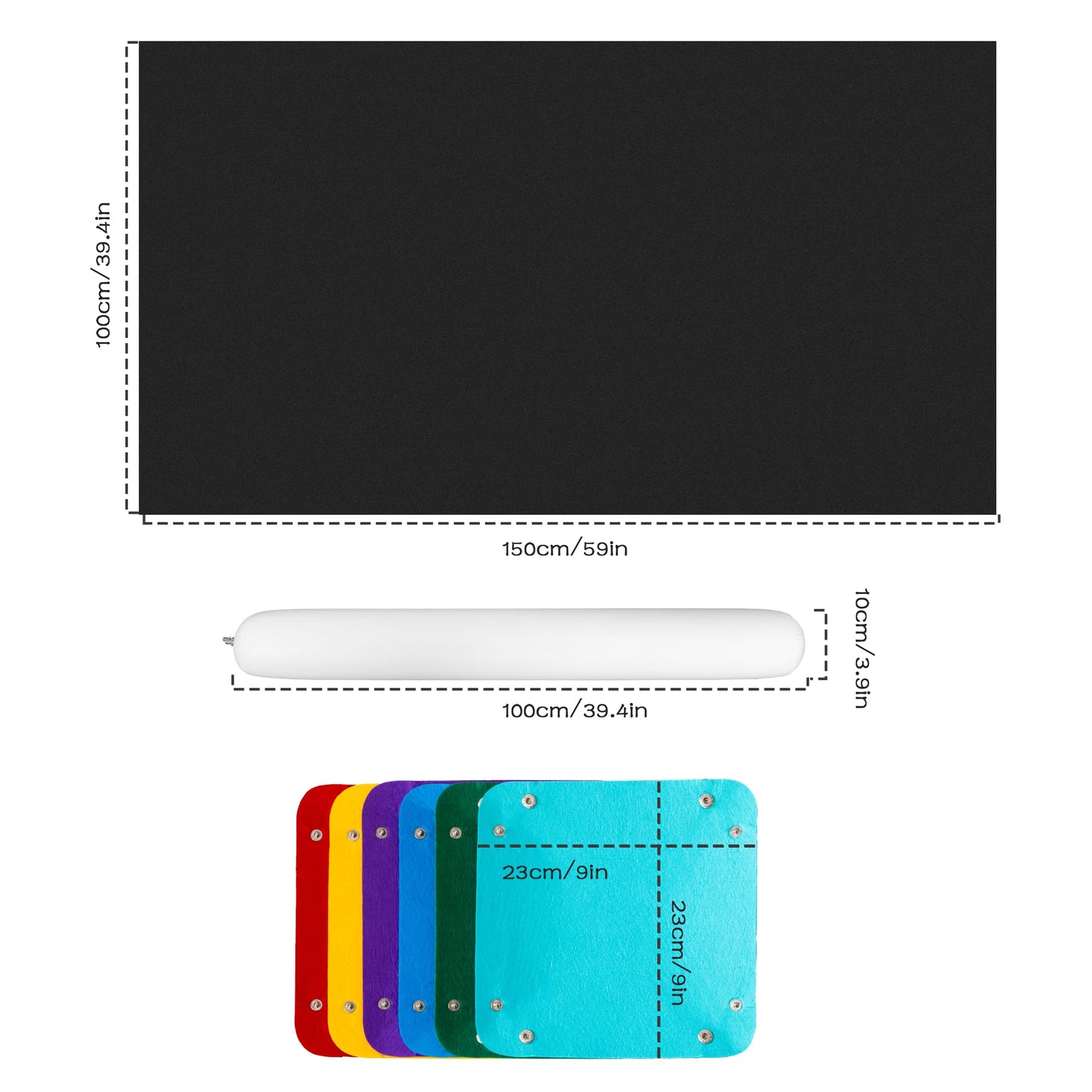 Tektalk 3000-Pc Jigsaw Puzzle Mat with 6 Felt Sorting Trays, Higher-Capacity Design, Roll-up Mat in Delicate Packaging Box with Hand Pump, Storing for 3000, 2000, 1500, 1000, 500 Jigsaw Puzzle Pieces