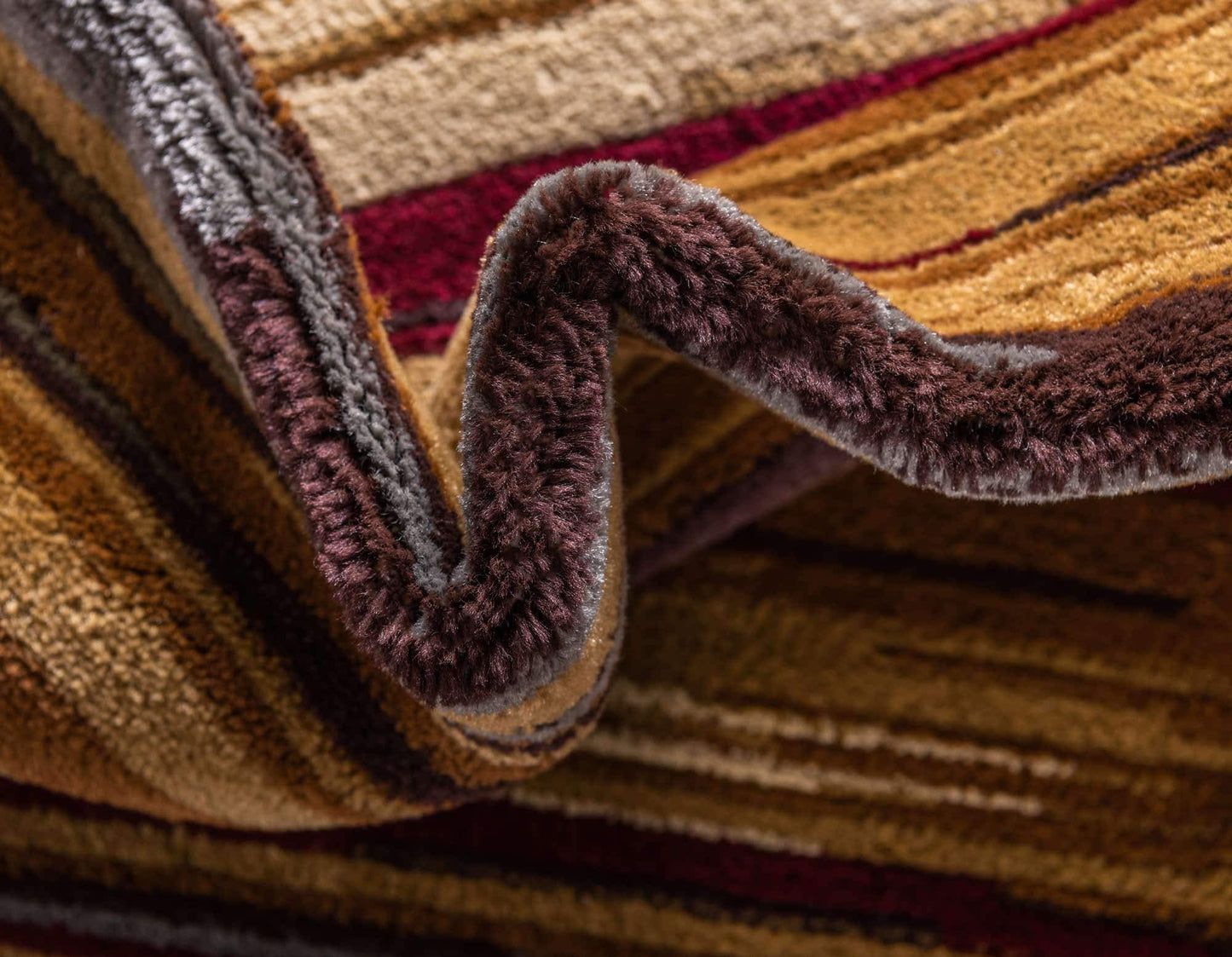 Unique Loom Barista Collection Area Rug - Icatu (4' 1" x 6' 1" Rectangle, Beige/ Brown)