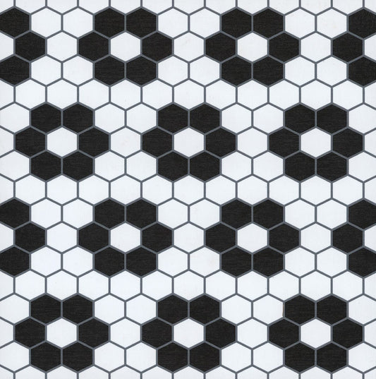 FloorPops Black Biscotto Peel & Stick Floor Tiles, FP3931