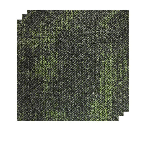 24 Carpets 20x20 inch Square Carpet Tiles, Reusable, Non Slip, Seamless Tiles, Suitable for Indoor and Outdoor use in bedrooms, Living Rooms, Offices, etc., Easy to DIY (Olive Green Stone pattern-07)