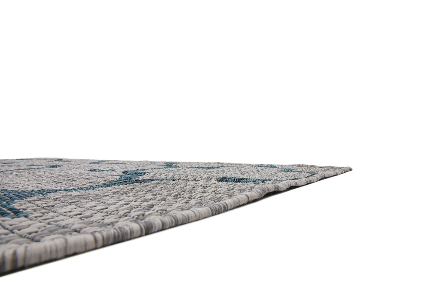 Unique Loom Outdoor Trellis Collection Area Rug (4' 1" x 6' 1" Rectangle, Gray/ Ivory)