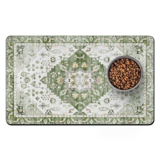 Pet Food Mats for Floor, Absorbent Dog Mat for Food and Water Dispenser Mat, Dog Food Mat Quick Dry Cat Food Mat Pet Supplies