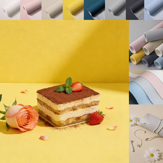 8PCS Non-Wrinkle Product Photography Backdrops, 28x20IN Photo Backdrop Texture Cloth- Tabletop Flat Lay Mat Props for Food Jewelry Cosmetic