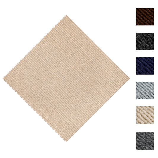 CUCOS Carpet Tiles 24" x 24" Peel and Stick, Self Adhesive Square Carpet with Soft pad, Non-Slip Carpet Floor Tiles Easy DIY for Bedroom,Living Room 10 PCS