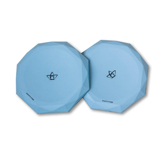 Mantra Yoga Knee Pads (Set of 2) – Extra Thick & Non-Slip Pads for Yoga, Pilates & Fitness – Ergonomic Design for Joint Protection – Lightweight, Portable & Durable Foam