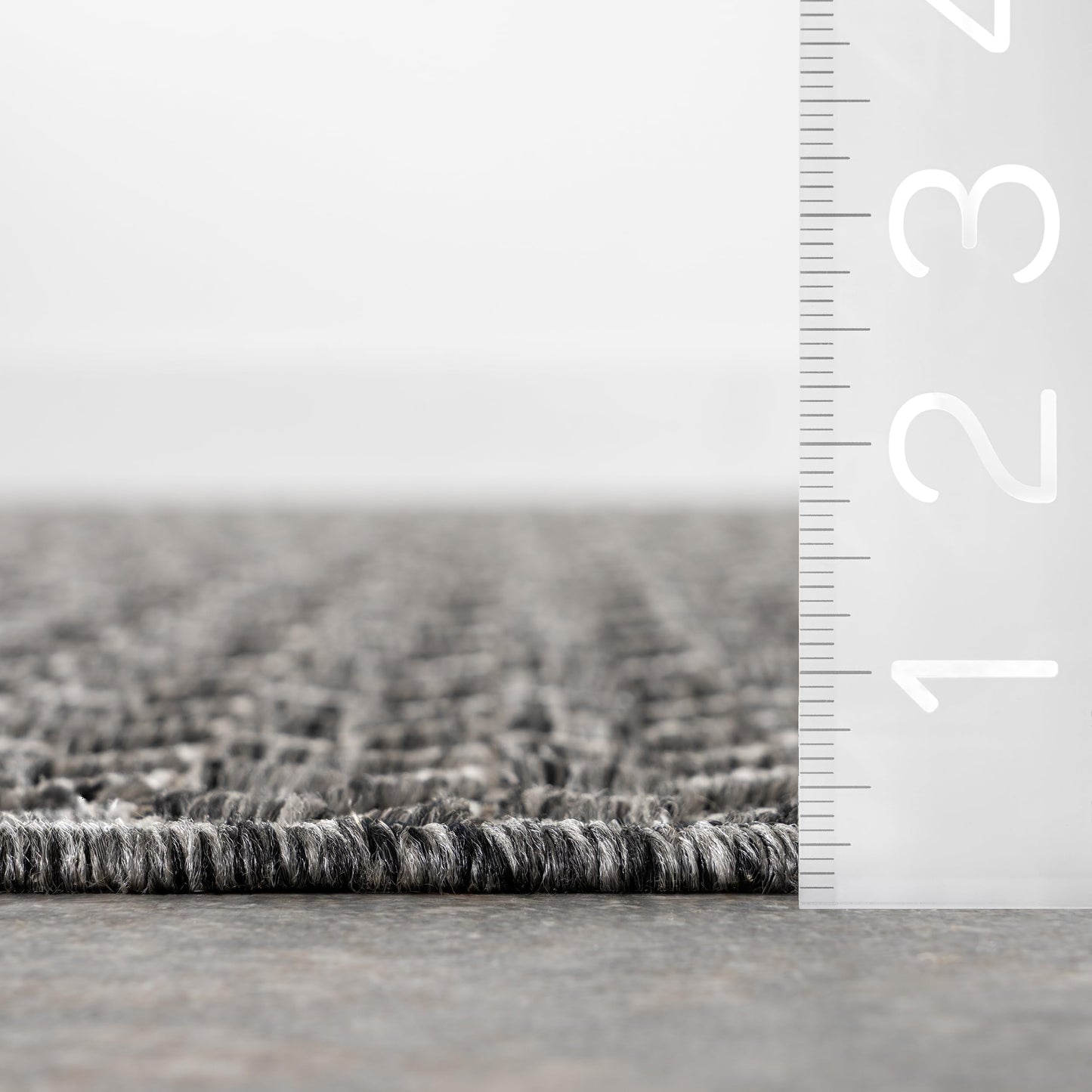 Nuloom Outdoor Performance Camryn Grey/Ivory, 8' x 10', Herringbone, Soft, High Traffic, Stain Resistant, Easy Clean, Durable Area Rug for Indoor/Outdoor Patio, Deck, Porch, Garden, Courtyard