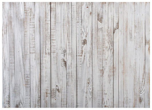 WOLADA 7x5FT Vintage Wood Backdrop Retro Rustic White Gray Wooden Floor Backdrops for Photography Kids Adult Photo Booth Video Shoot Vinyl Studio Prop 11890